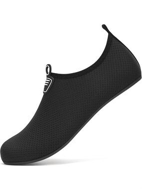 NWT Sportvibe Black Water Shoes Beach Swim Sea Shoes Size 10
